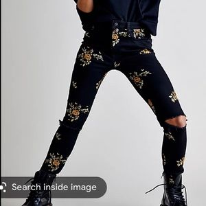 DRIFTWOOD X Free People -  Jackie Jeans - Ditsy Garden - 27 - NWOT